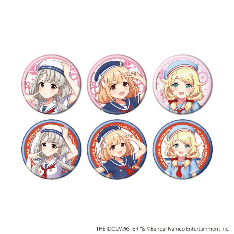 缶バッジ「アイドルマスター シンデレラガールズ」24/マリンセーラーver. コンプリートセット(全6種)(描き下ろしイラスト)