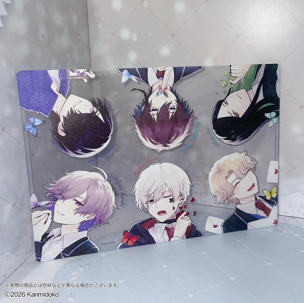 キャラクリアケース「FolieFatale〜病ンデレ男に堕とされる〜」02/集合デザイン(公式イラスト)