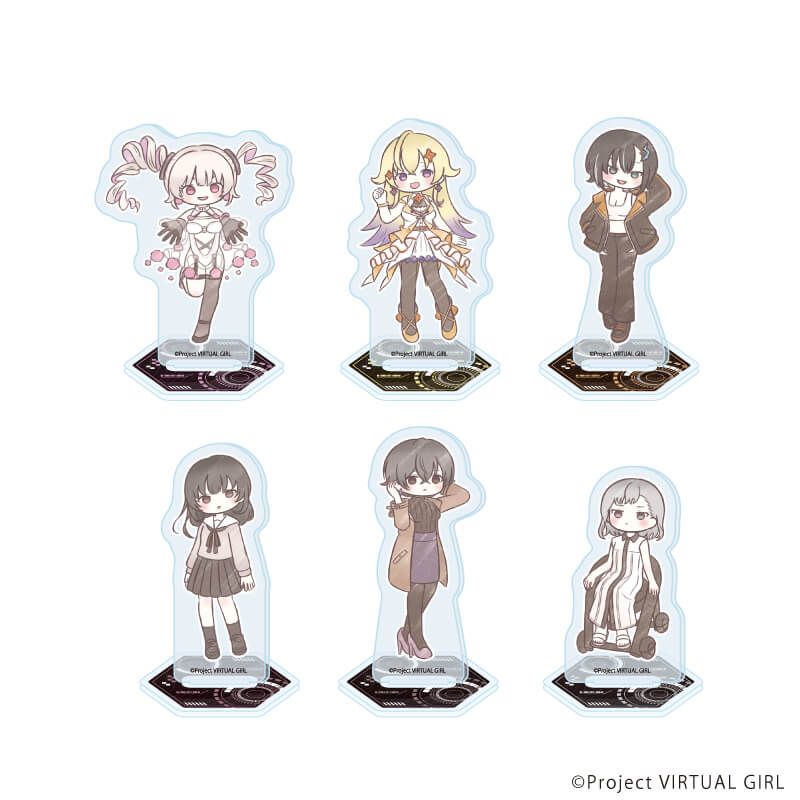 アクリルぷちスタンド「VIRTUAL GIRL @ WORLD'S END」01/コンプリートセット(全6種)(グラフアートイラスト)