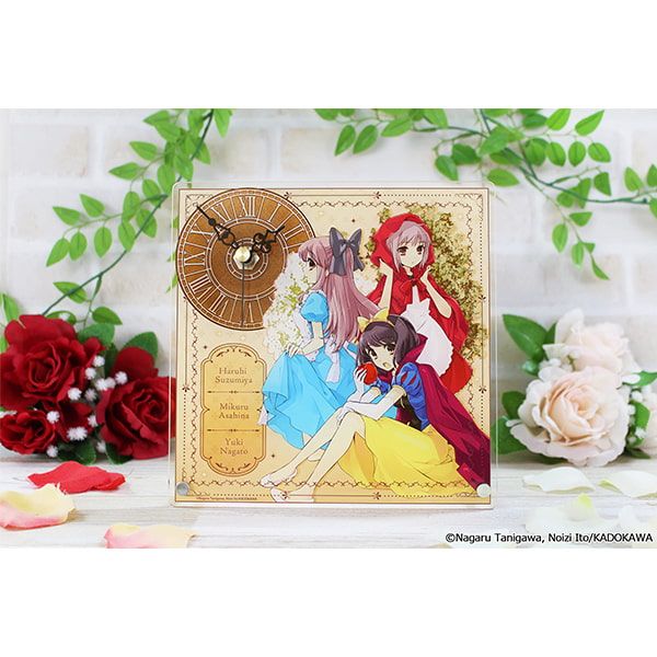 涼宮ハルヒシリーズ アクリル置時計