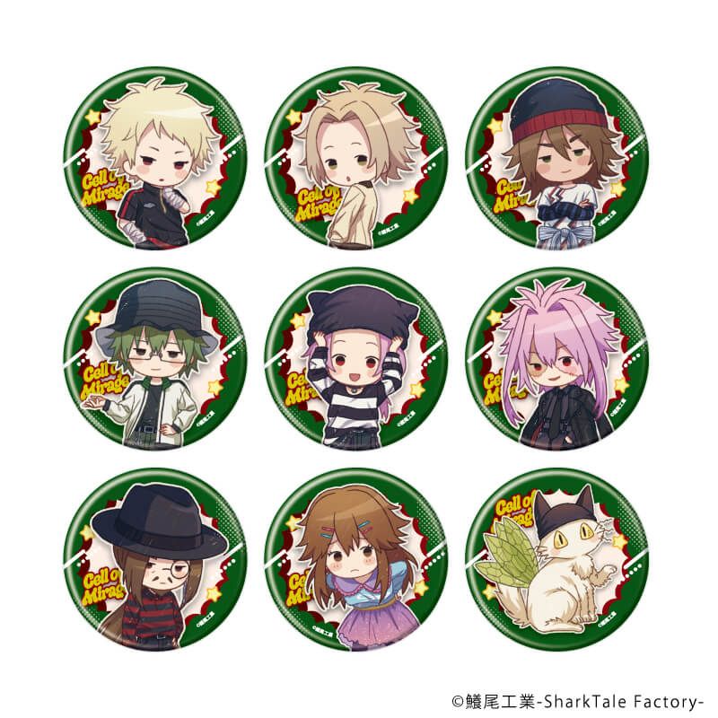 缶バッジ「細胞神曲」12/原宿系ファッションver. ブラインド(9種)(グラフアートイラスト)