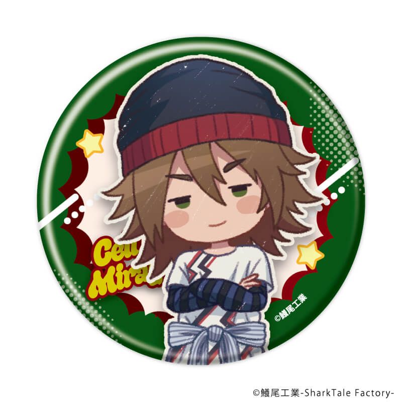 缶バッジ「細胞神曲」12/原宿系ファッションver. ブラインド(9種)(グラフアートイラスト)