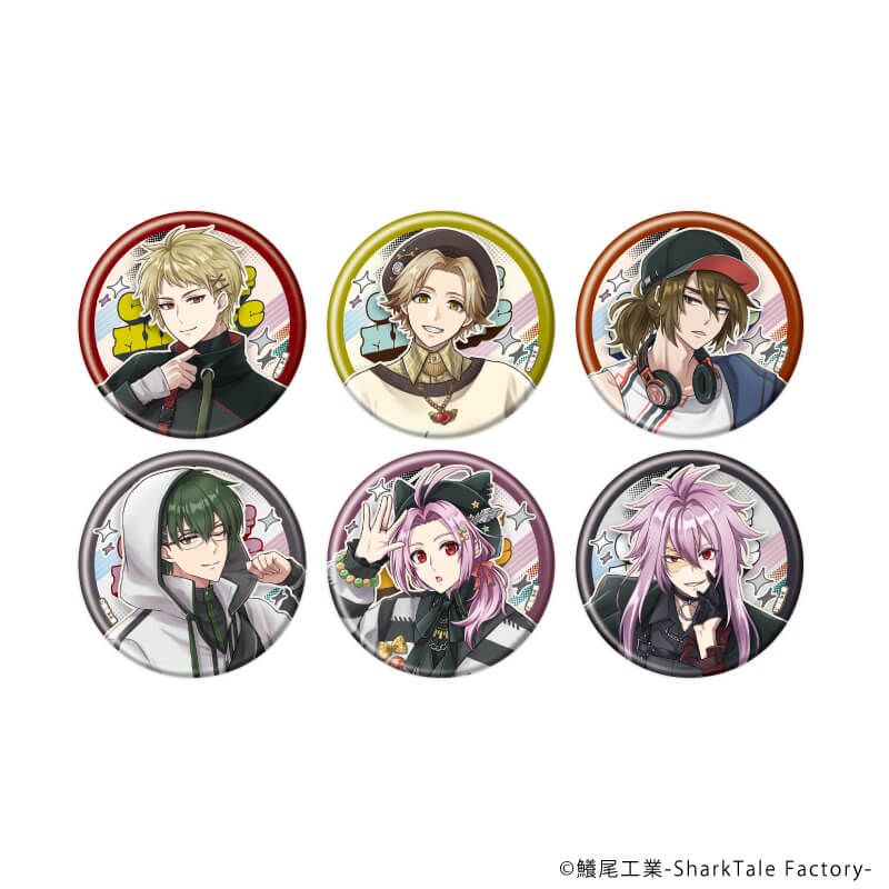 缶バッジ「細胞神曲」11/原宿系ファッションver. コンプリートセット(全6種)(描き起こしイラスト)