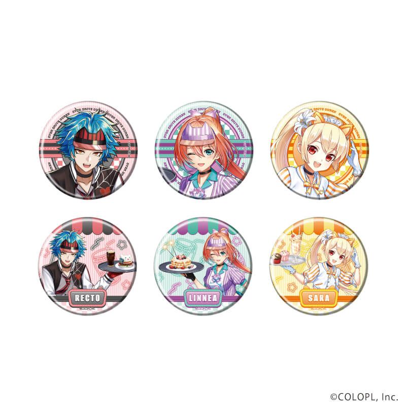 缶バッジ「白猫プロジェクト」16/ダイナーver. ブラインド(6種)(描き