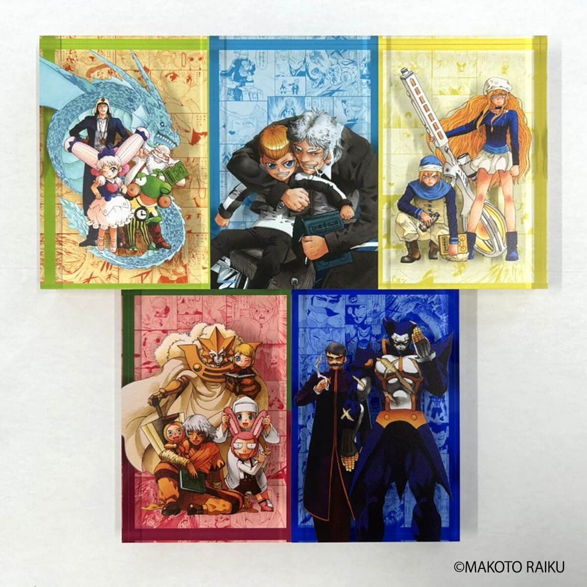 メモリーブロック「金色のガッシュ!! 完全版」14/リーヤ&アース&モモン(公式イラスト)