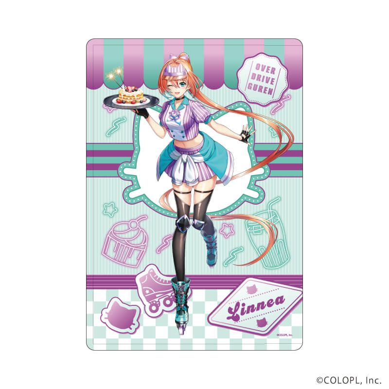 キャラクリアケース「白猫プロジェクト」08/リネア ダイナーver.(描き下ろしイラスト)