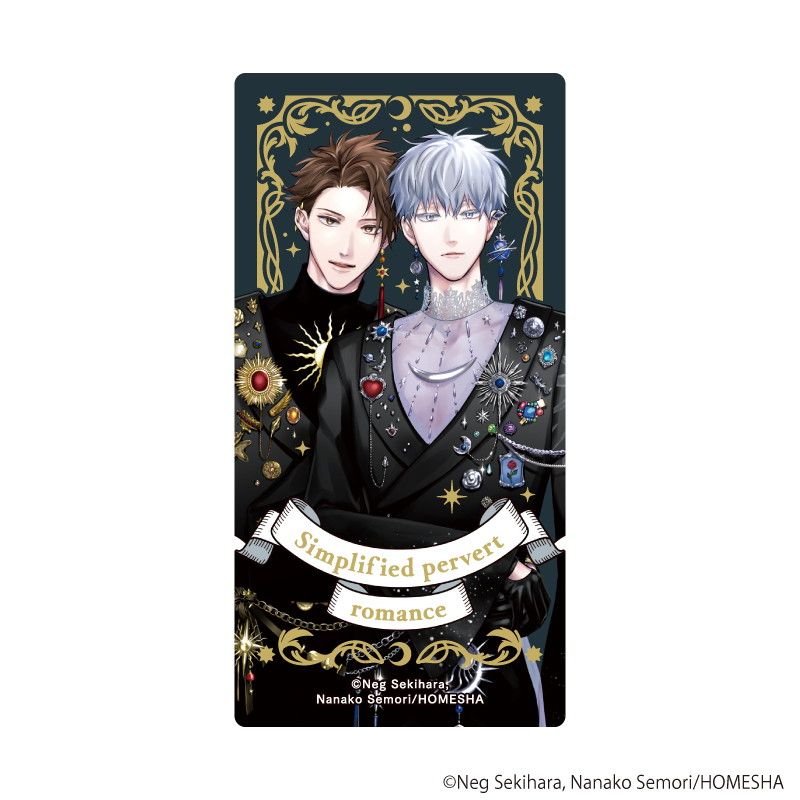 タロット風箔押しミニカード（5枚セット)「.Bloom＆メロキス展 2026」01/赤原ねぐ・瀬森奈々子&末広マチ&沖田有帆&しっけ&壱あらた(描き下ろしイラスト)