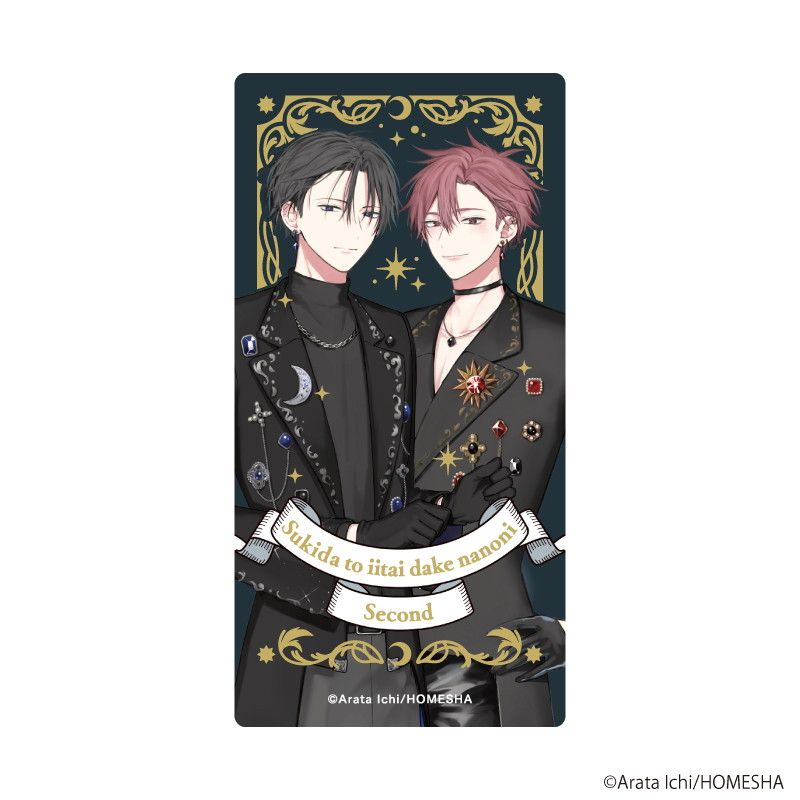 タロット風箔押しミニカード（5枚セット)「.Bloom＆メロキス展 2026」01/赤原ねぐ・瀬森奈々子&末広マチ&沖田有帆&しっけ&壱あらた(描き下ろしイラスト)