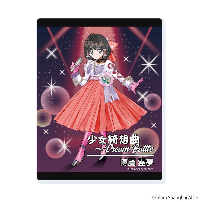 アクリルカード「東方Project」09/レトロアイドルver. コンプリートセット(全7種)(描き起こしイラスト)