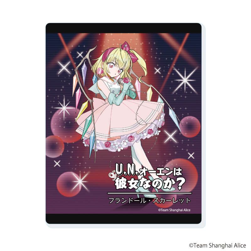アクリルカード「東方Project」09/レトロアイドルver. コンプリートセット(全7種)(描き起こしイラスト)