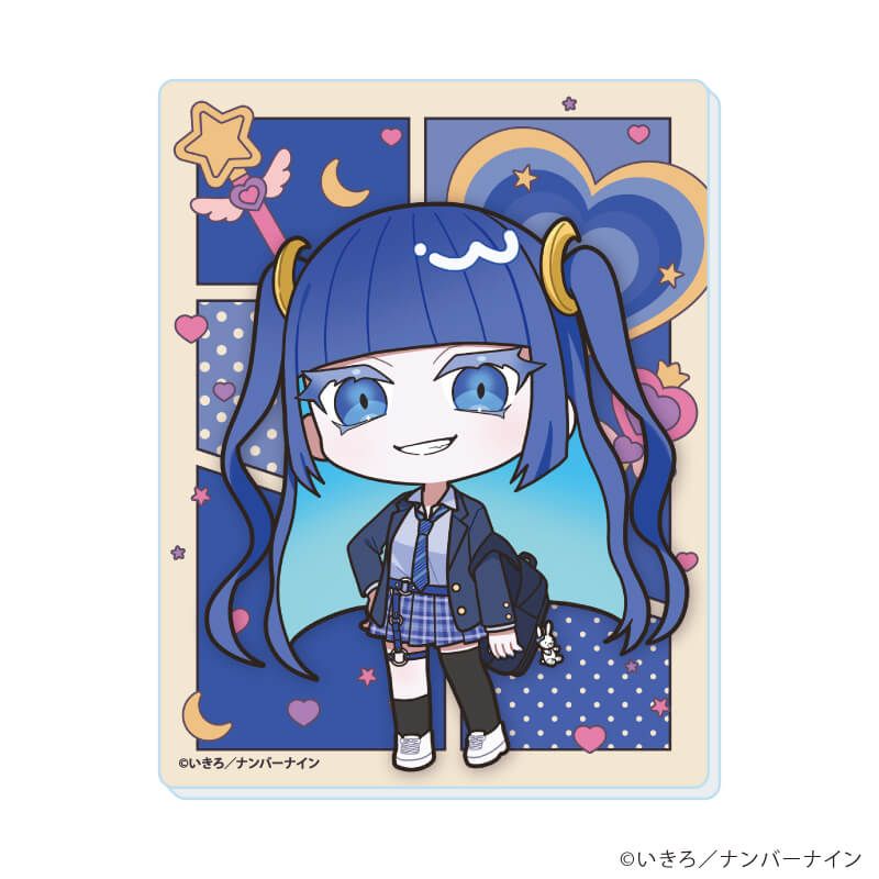 アクリルカード「魔法少女ピンクブルー」02/ギャルver. コンプリートセット(全9種)(描き下ろし&描き起こしイラスト)