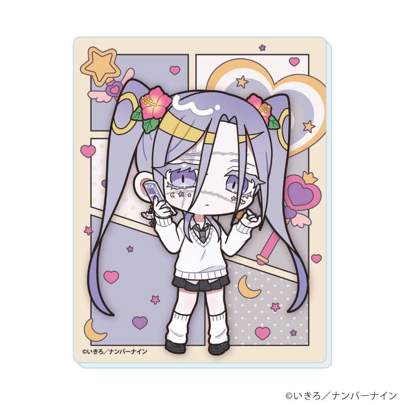 アクリルカード「魔法少女ピンクブルー」02/ギャルver. コンプリートセット(全9種)(描き下ろし&描き起こしイラスト)
