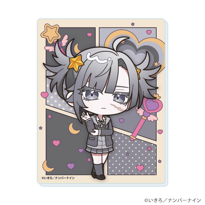 アクリルカード「魔法少女ピンクブルー」02/ギャルver. コンプリートセット(全9種)(描き下ろし&描き起こしイラスト)
