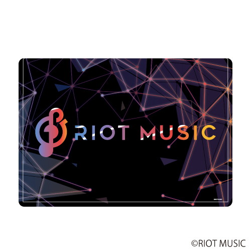クリアケース「RIOT MUSIC」01/ロゴデザイン