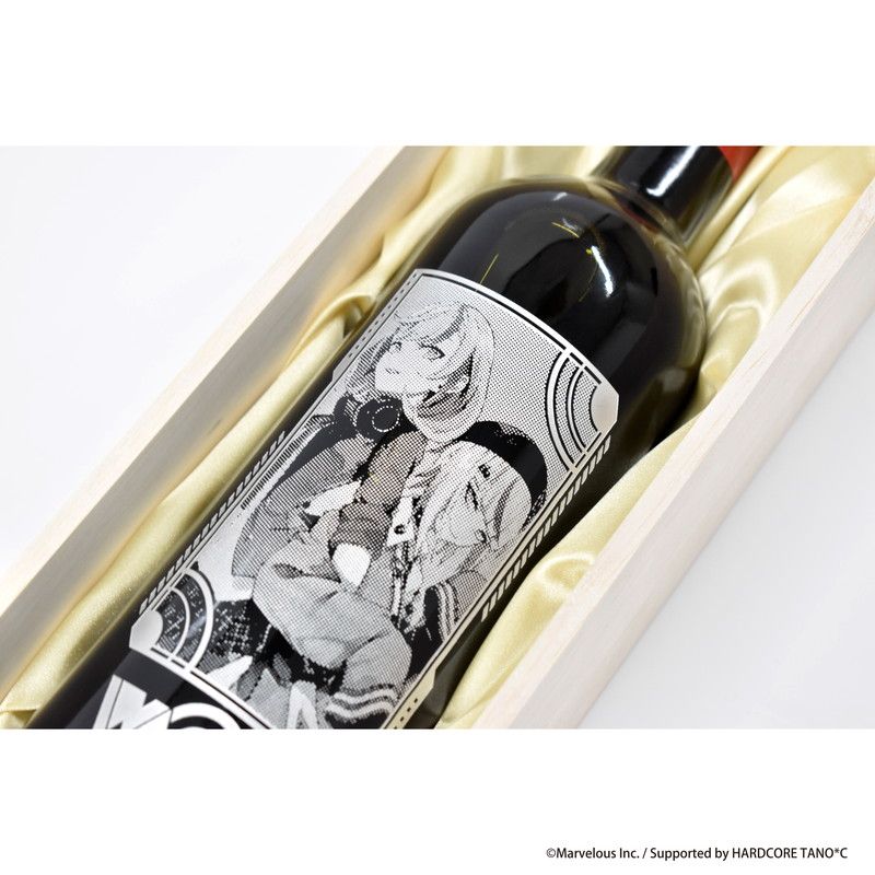 彫刻ボトル「WACCA」01/エリザベス＆リリィ(公式イラスト)(赤ワイン・スペイン産)【お酒】