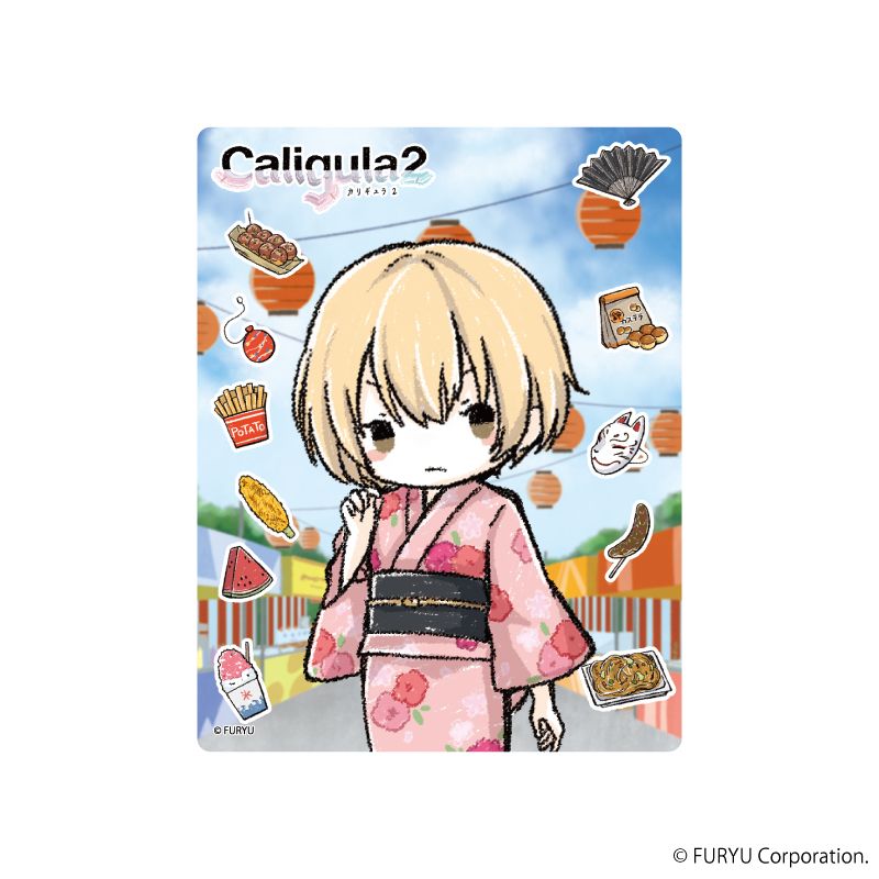 アクリルカード「Caligula2-カリギュラ2-」01/帰宅部 夏祭りver. ブラインド(11種)(グラフアートイラスト)