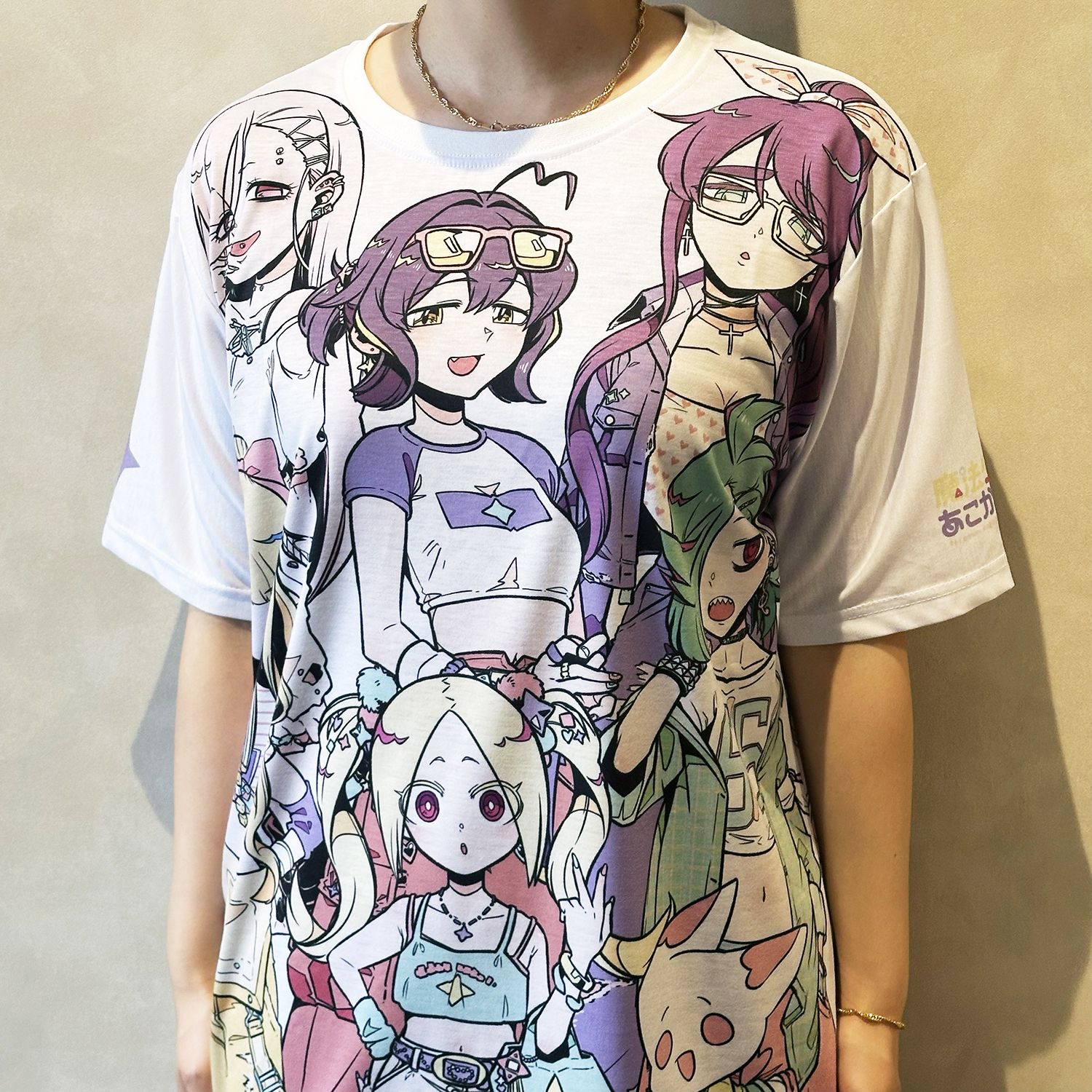 小野中彰大先生描き下ろし 「魔法少女にあこがれて」 MHAK gals! Tシャツ（魔法少女にあこがれて）