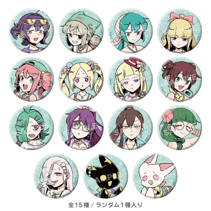 小野中彰大先生描き下ろし「魔法少女にあこがれて」 MHAK gals! トレーディングホログラム缶バッジ（魔法少女にあこがれて）