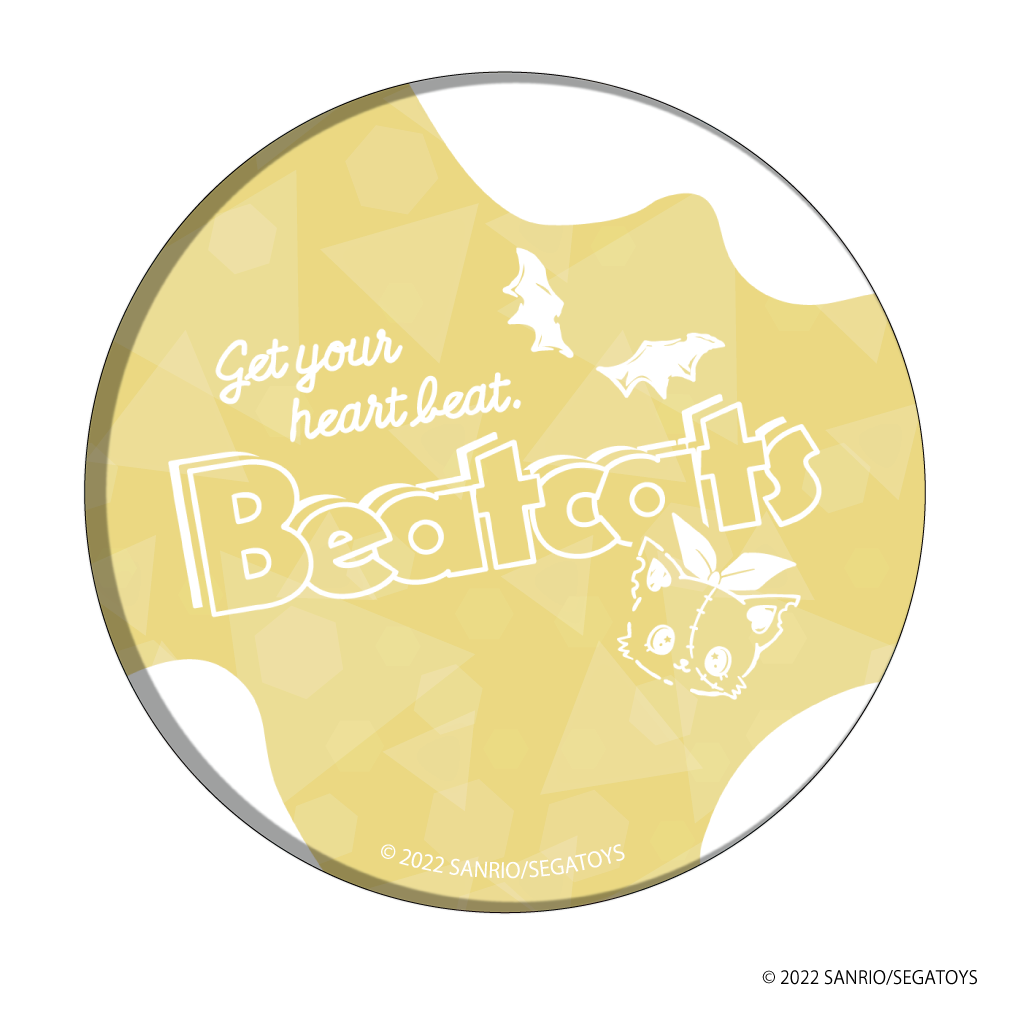 ホログラム缶バッジ(65mm)「Beatcats」01/ラジカセデザイン コンプリートBOX(全10種)