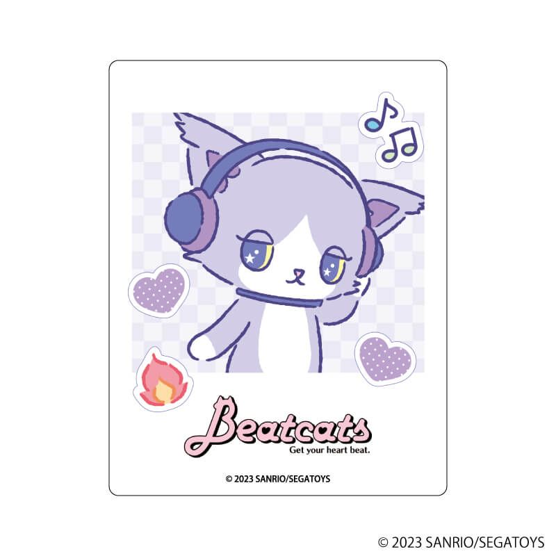 アクリルカード「Beatcats」01/ファンサ ブラインド(5種)(公式イラスト)