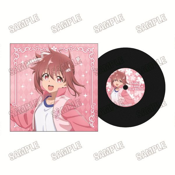 結城友奈は勇者である 描き下ろしレコード風コースター 勇気のバトン展Ver. 9 高嶋友奈