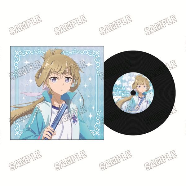 結城友奈は勇者である 描き下ろしレコード風コースター 勇気のバトン展Ver. 8 乃木若葉