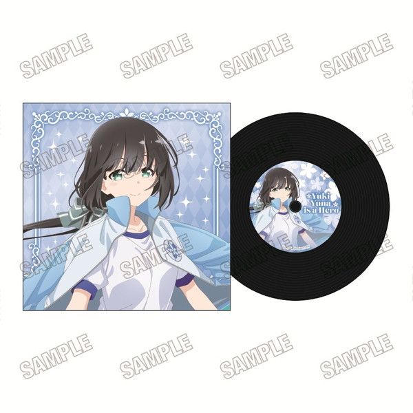 結城友奈は勇者である 描き下ろしレコード風コースター 勇気のバトン展Ver. 2 東郷美森