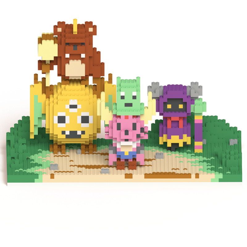 ミタクルブロック ポンコツクエスト 5体セットVer