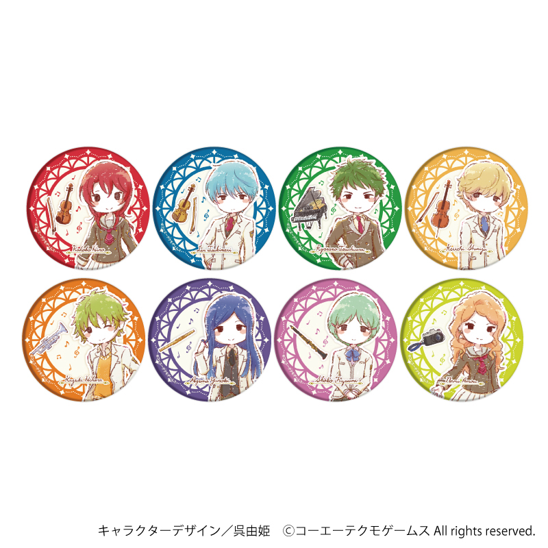 缶バッジ 金色のコルダ２ 100万人の金色のコルダ 03 コンプリートbox 全8種 グラフアートイラスト アニメ キャラクターグッズの通販ならeeo Store