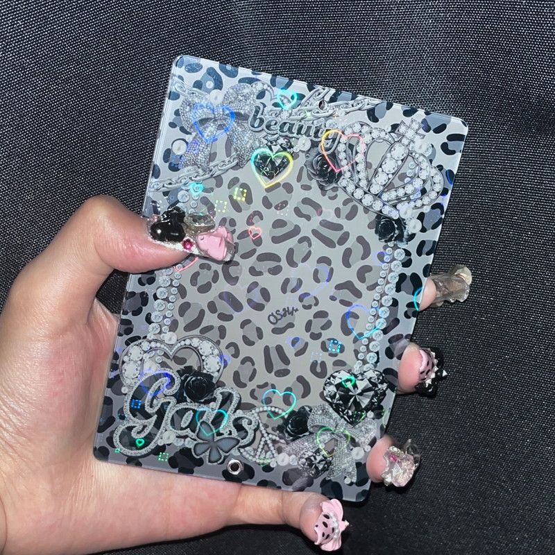 ハートホロアクリルフレーム05/beauty ブラック【推し活】