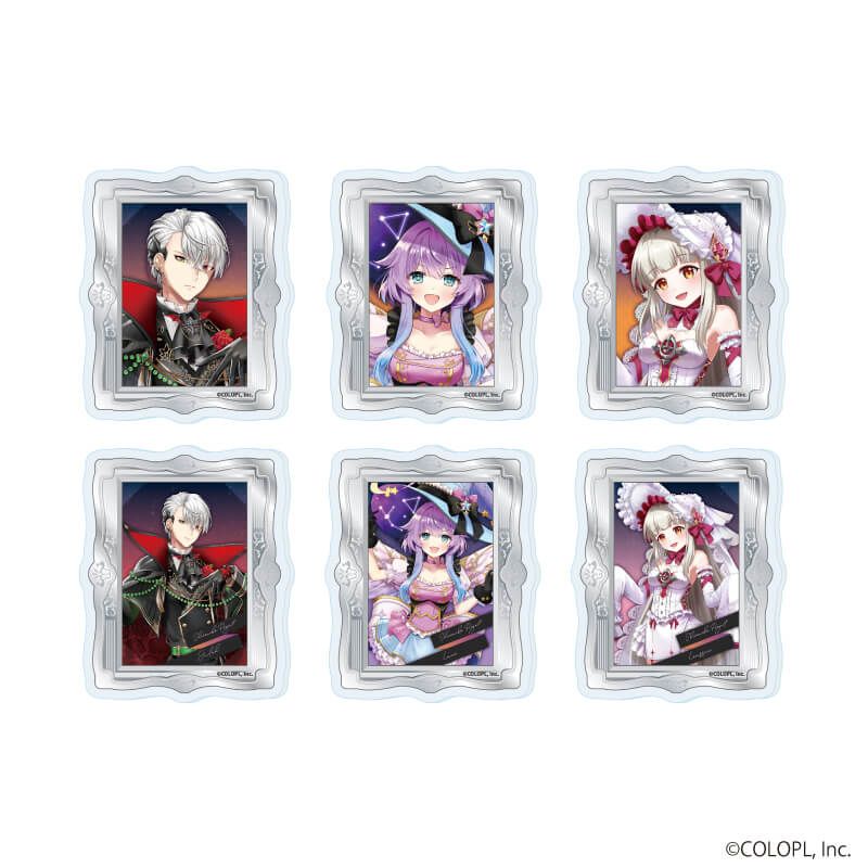 アクリルマグネット「白猫プロジェクト」01/ハロウィンver. コンプリートセット(全6種)(描き下ろしイラスト)