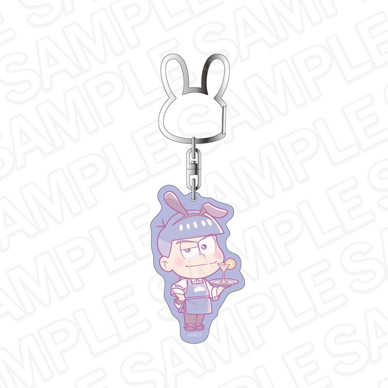 おそ松さん ホログラムキーホルダー カラ松 バニーボーイ デフォルメVer.