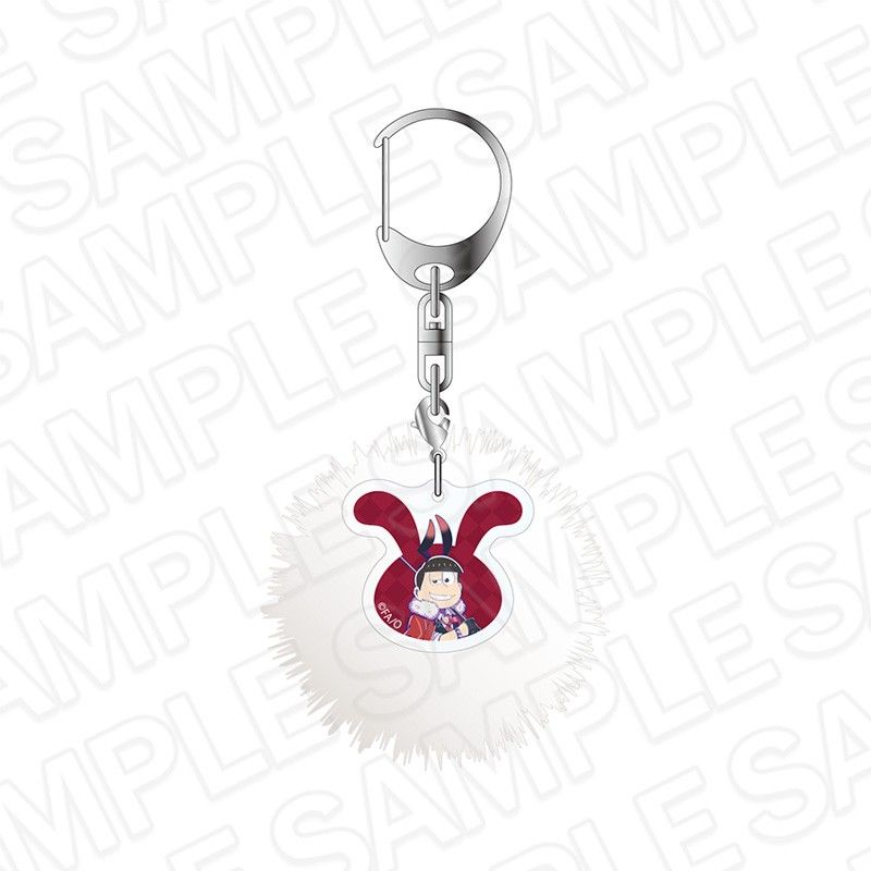 おそ松さん ファー付きホログラムキーホルダー おそ松 バニーボーイVer.