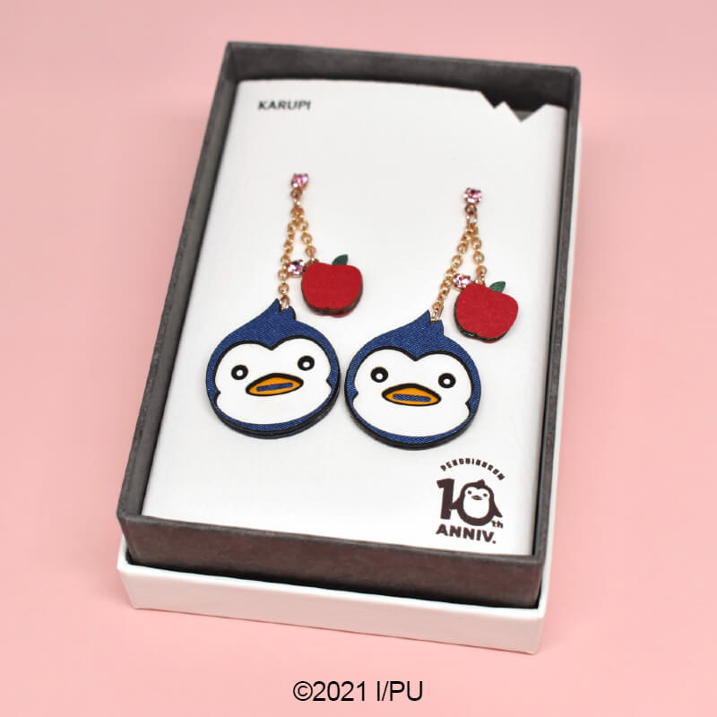 紙ピアス「輪るピングドラム」01/ピングループマークデザイン