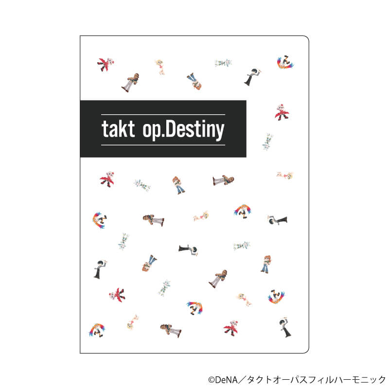 【takt op.Destiny】描き下ろしミニキャラデザイン プレミアムポストカードホルダー(イラスト)