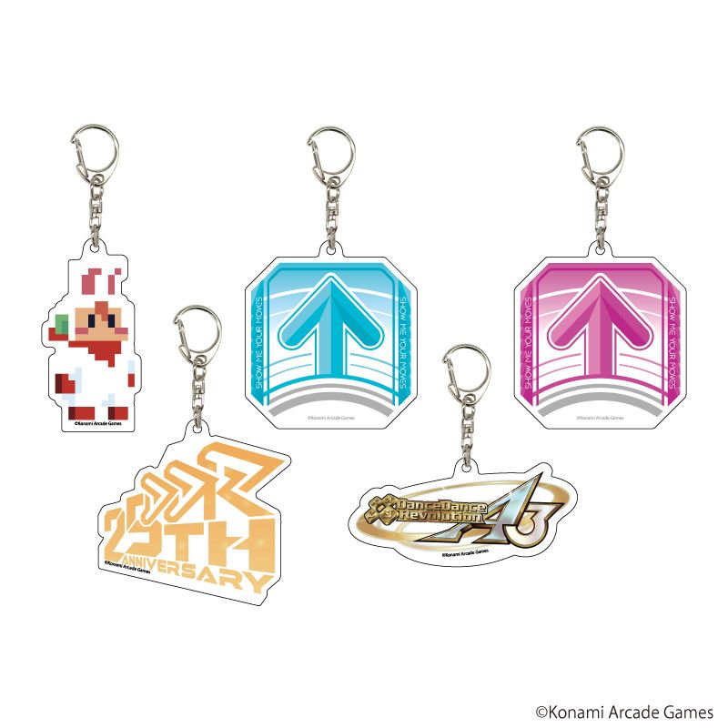 アクリルキーホルダー「pop'n music UniLab&DDR」03/コンプリートBOX(全5種)(公式イラスト)