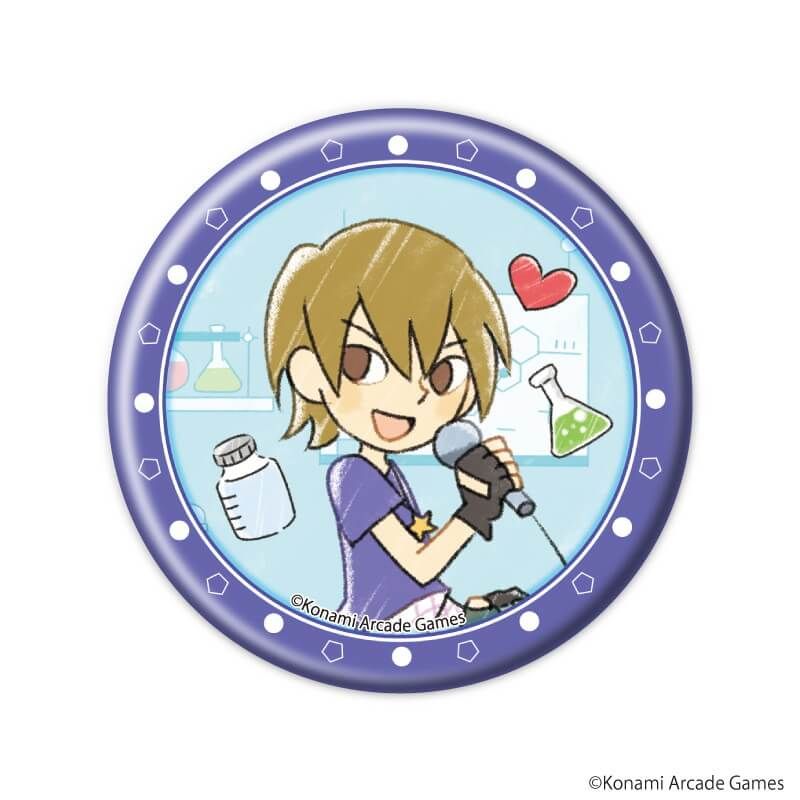 缶バッジ「pop'n music UniLab&DDR」03/コンプリートBOX(全13種)(グラフアートイラスト)