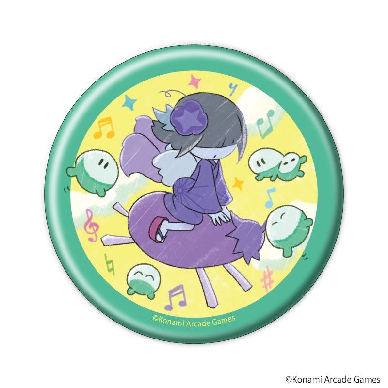 缶バッジ「pop'n music UniLab&PASELIくん」04/ブラインド(14種)(グラフアートイラスト)