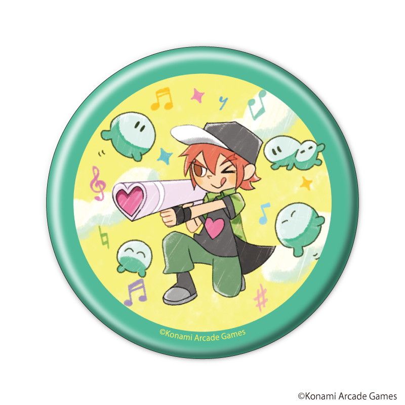 缶バッジ「pop'n music UniLab&PASELIくん」04/ブラインド(14種)(グラフアートイラスト)