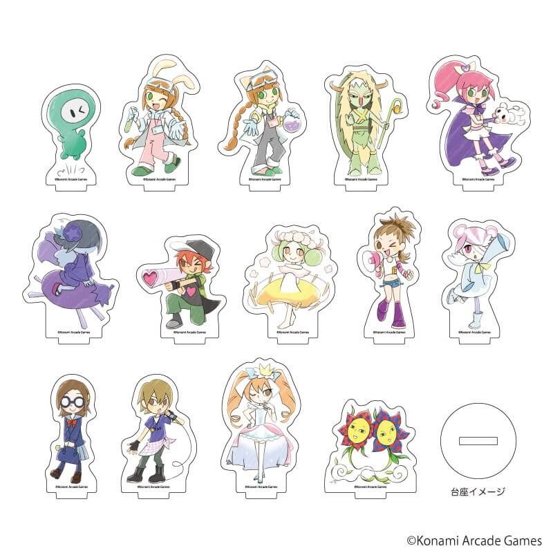 アクリルぷちスタンド「pop'n music UniLab&PASELIくん」04