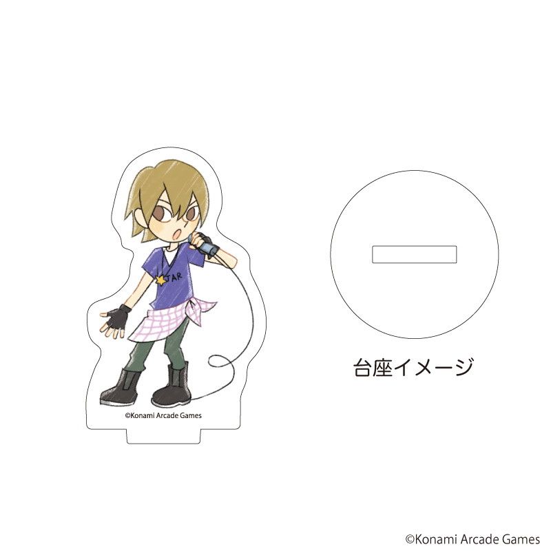 アクリルぷちスタンド「pop'n music UniLab&PASELIくん」04/ブラインド(14種)(グラフアートイラスト)