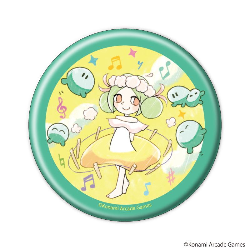 缶バッジ「pop'n music UniLab&PASELIくん」04/コンプリートBOX(全14種)(グラフアートイラスト)