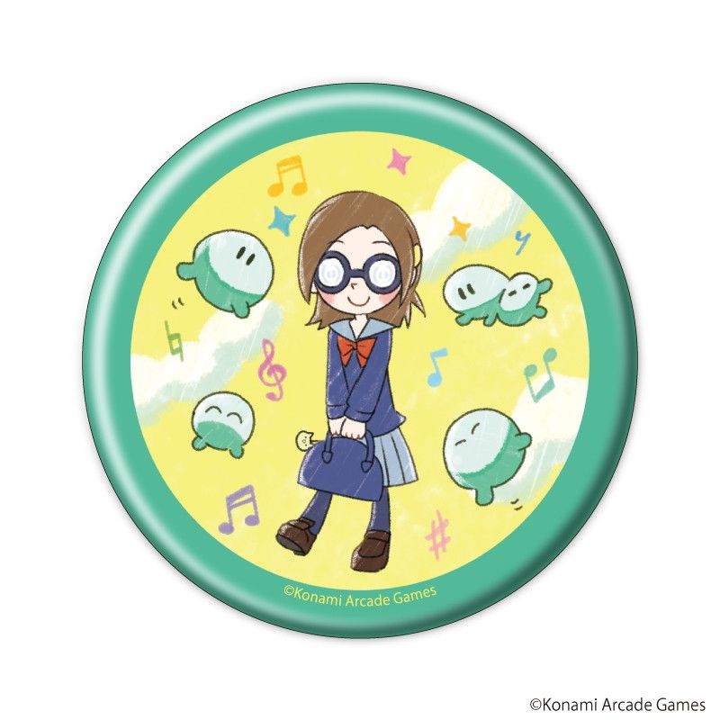 缶バッジ「pop'n music UniLab&PASELIくん」04/コンプリートBOX(全14種)(グラフアートイラスト)