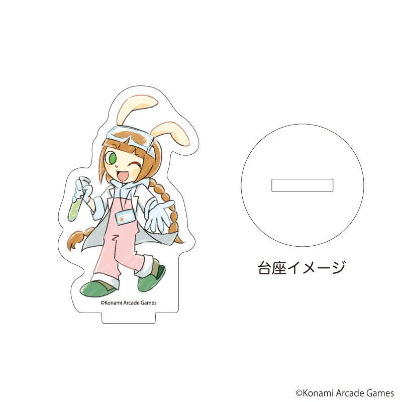 アクリルぷちスタンド「pop'n music UniLab&PASELIくん」04