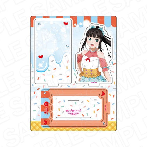 ラブライブ!サンシャイン!! レイヤーアクリルスタンド 黒澤ダイヤ Cafe party Ver.