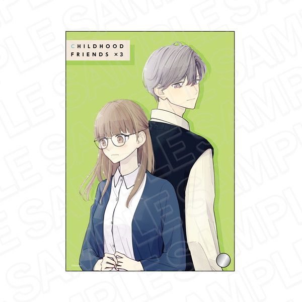 3組の幼なじみ ミニアクリルアート 中谷すず&倉橋歩