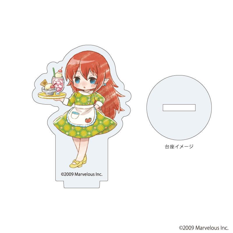 アクリルぷちスタンド「ルーンファクトリー3」07/レトロ喫茶ver. コンプリートBOX(全6種)(レトロアートイラスト)