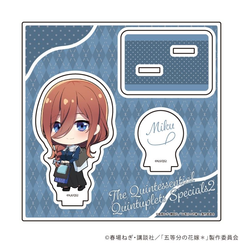 アクリルスタンドプレート「五等分の花嫁＊」13/三玖 ショッピングver.(ミニキャライラスト)