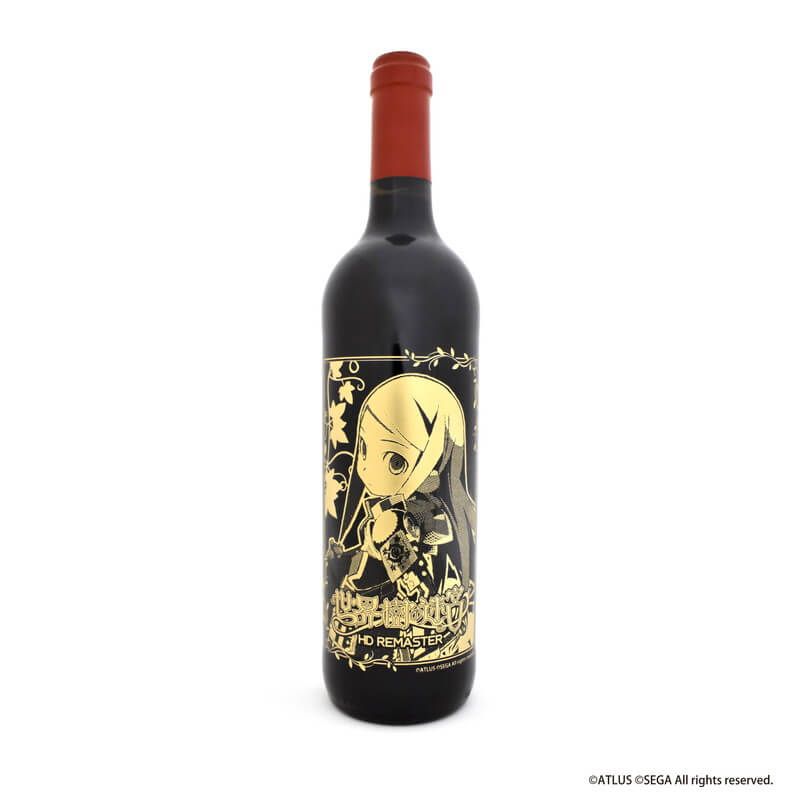 彫刻ボトル「世界樹の迷宮Ⅰ・Ⅱ・Ⅲ HD REMASTER」01/パラディン(公式イラスト)(赤ワイン)【お酒】