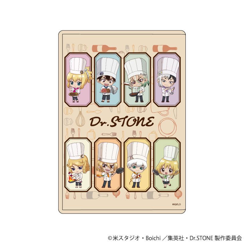 キャラクリアケース「Dr.STONE」13/コマ割りデザイン(ミニキャライラスト)